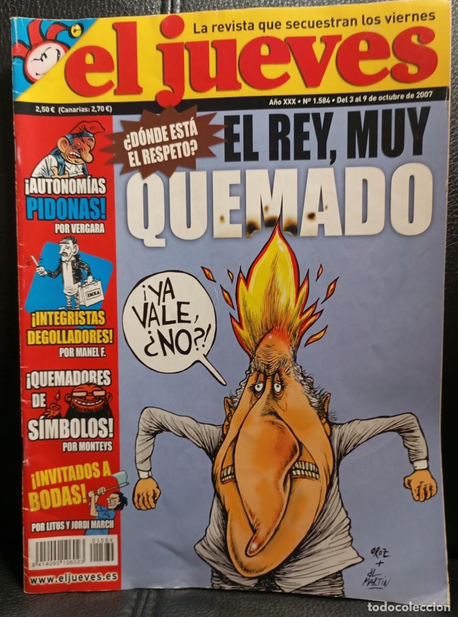 Coleccionismo de revista El Jueves: EL JUEVES - REVISTA - NUMERO 1584 - A&Ntilde;O XXX - 2007