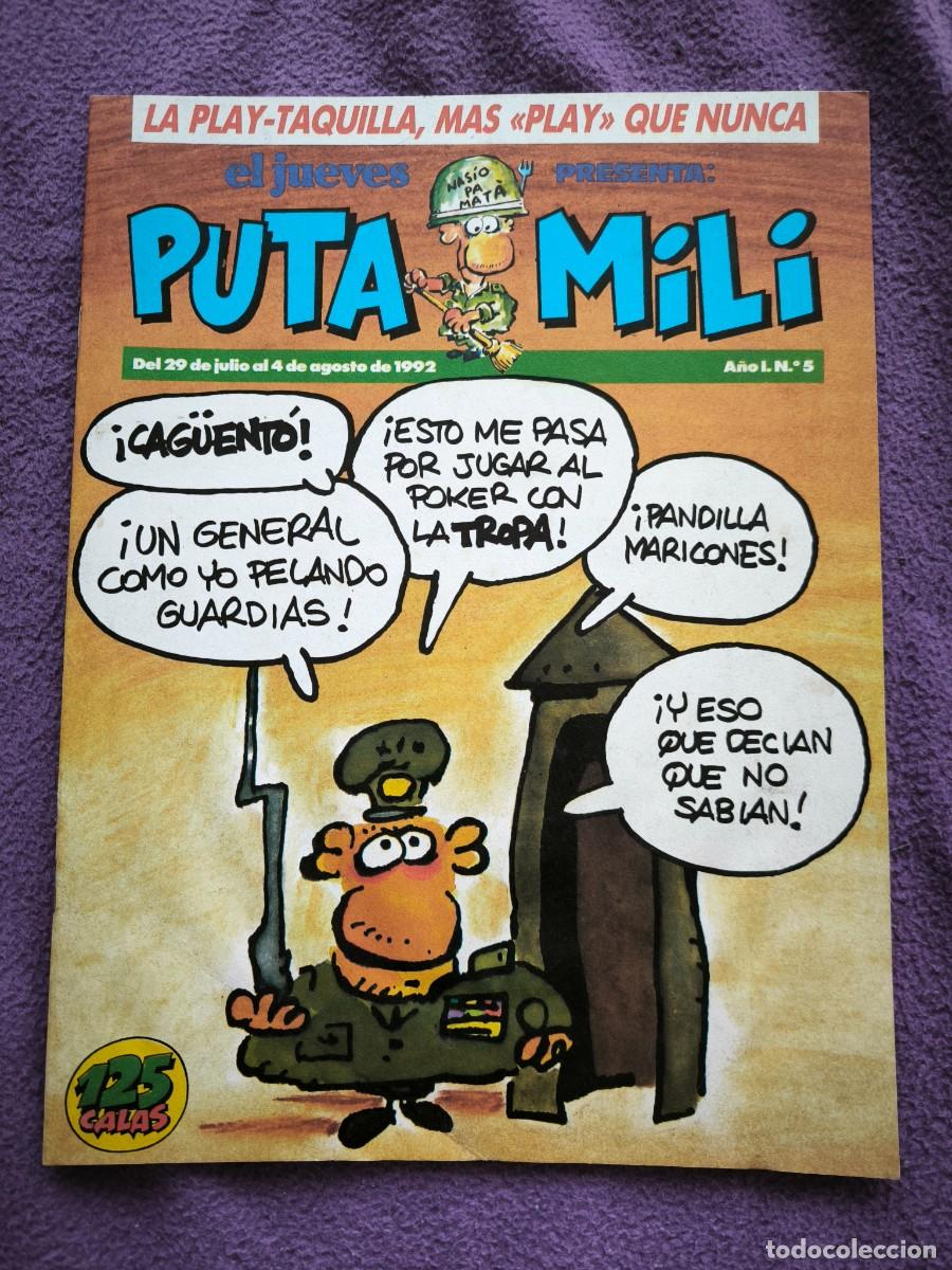 Coleccionismo de revista El Jueves: Puta Mili N&ordm; 5 (1992) | El Jueves | Iv&agrave; | Humor Militar, S&aacute;tira Y Coleccionismo