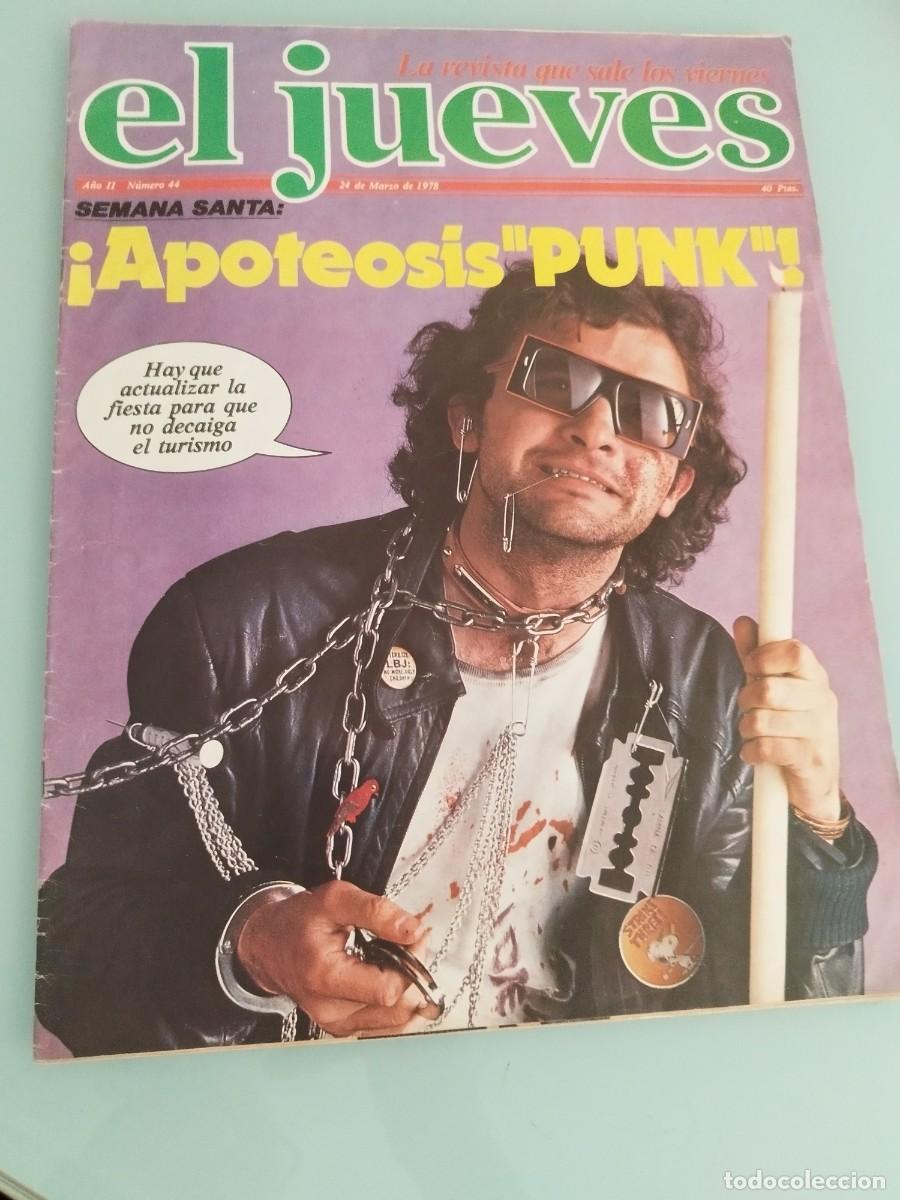 Coleccionismo de revista El Jueves: Revista jueves N&deg; 44 1978.