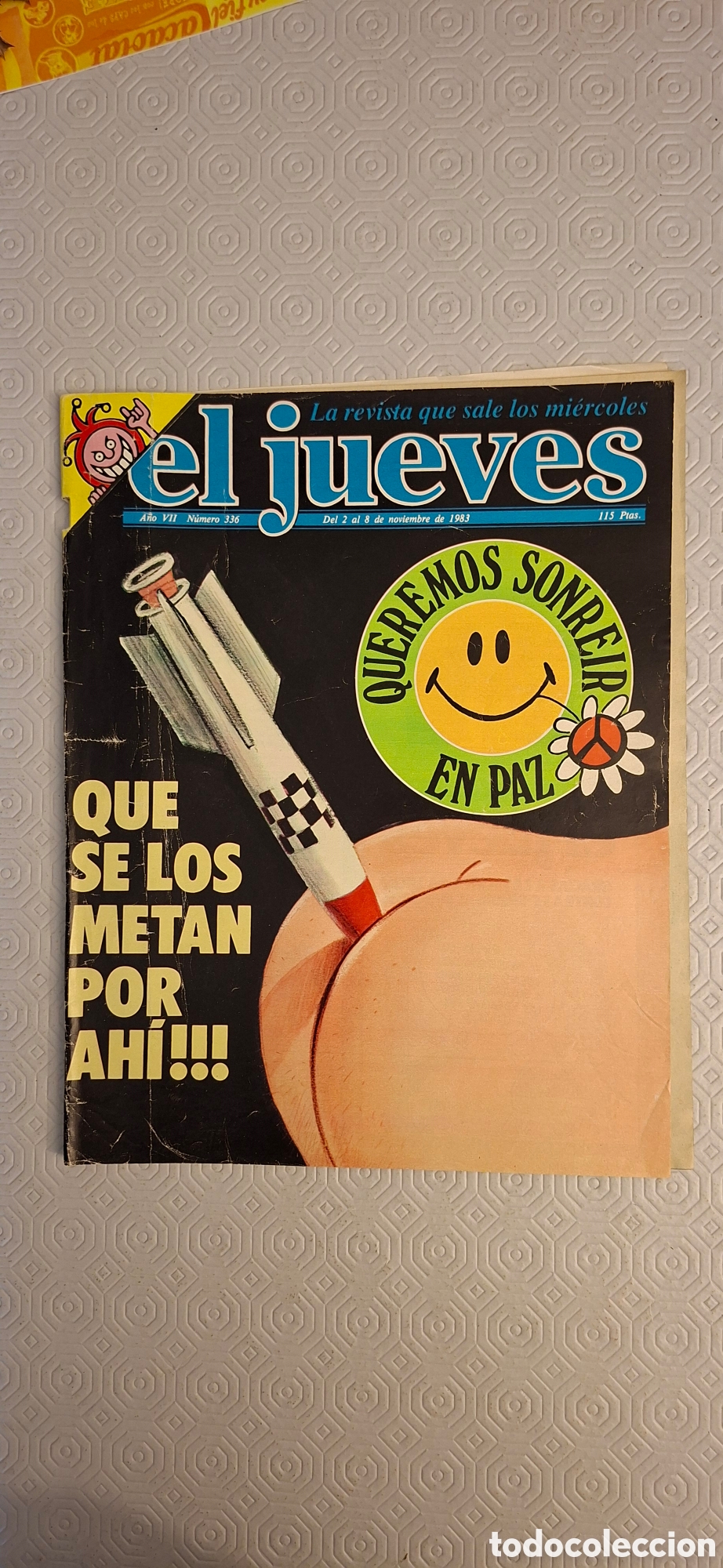 Coleccionismo de revista El Jueves: El Jueves N&deg; 336 noviembre 1983
