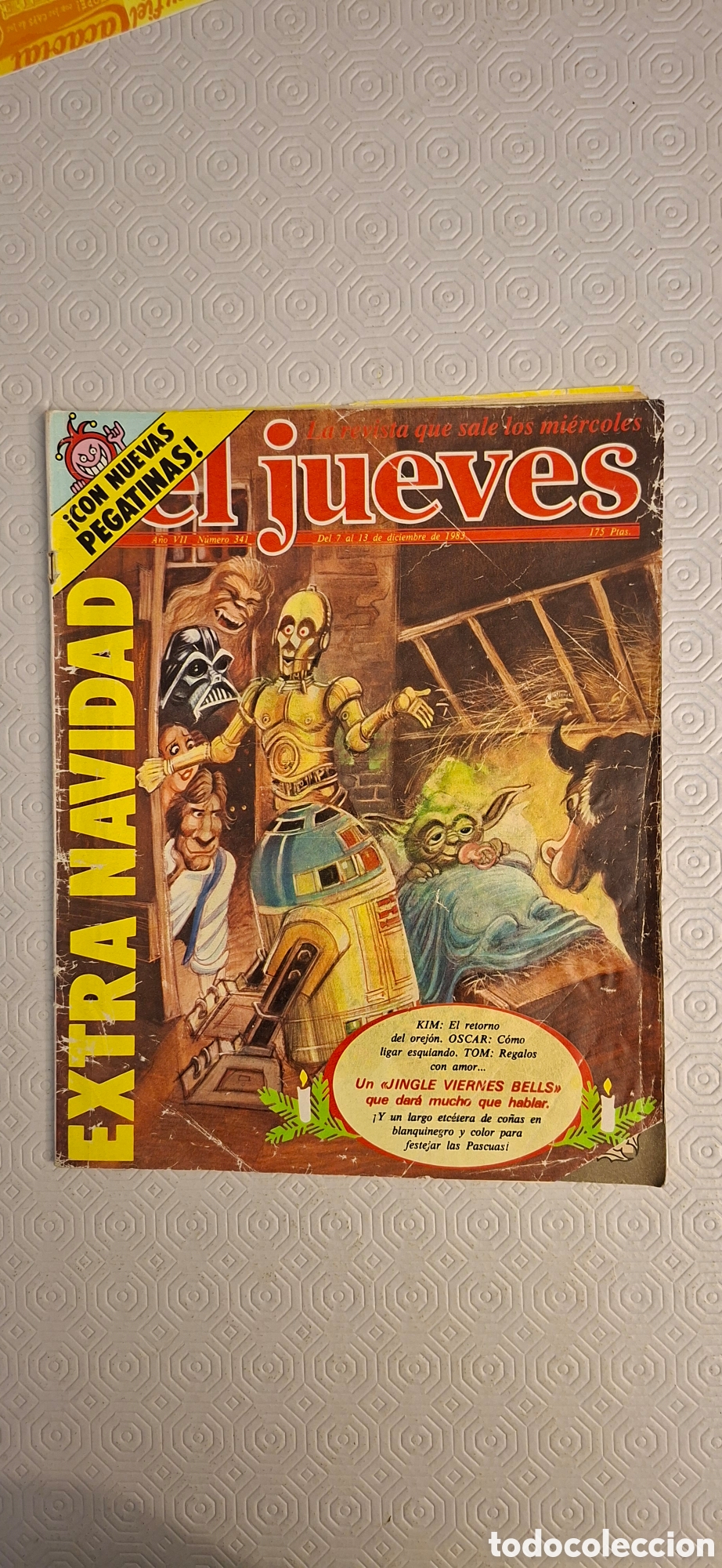 Coleccionismo de revista El Jueves: El Jueves N&deg; 341 diciembre 1983