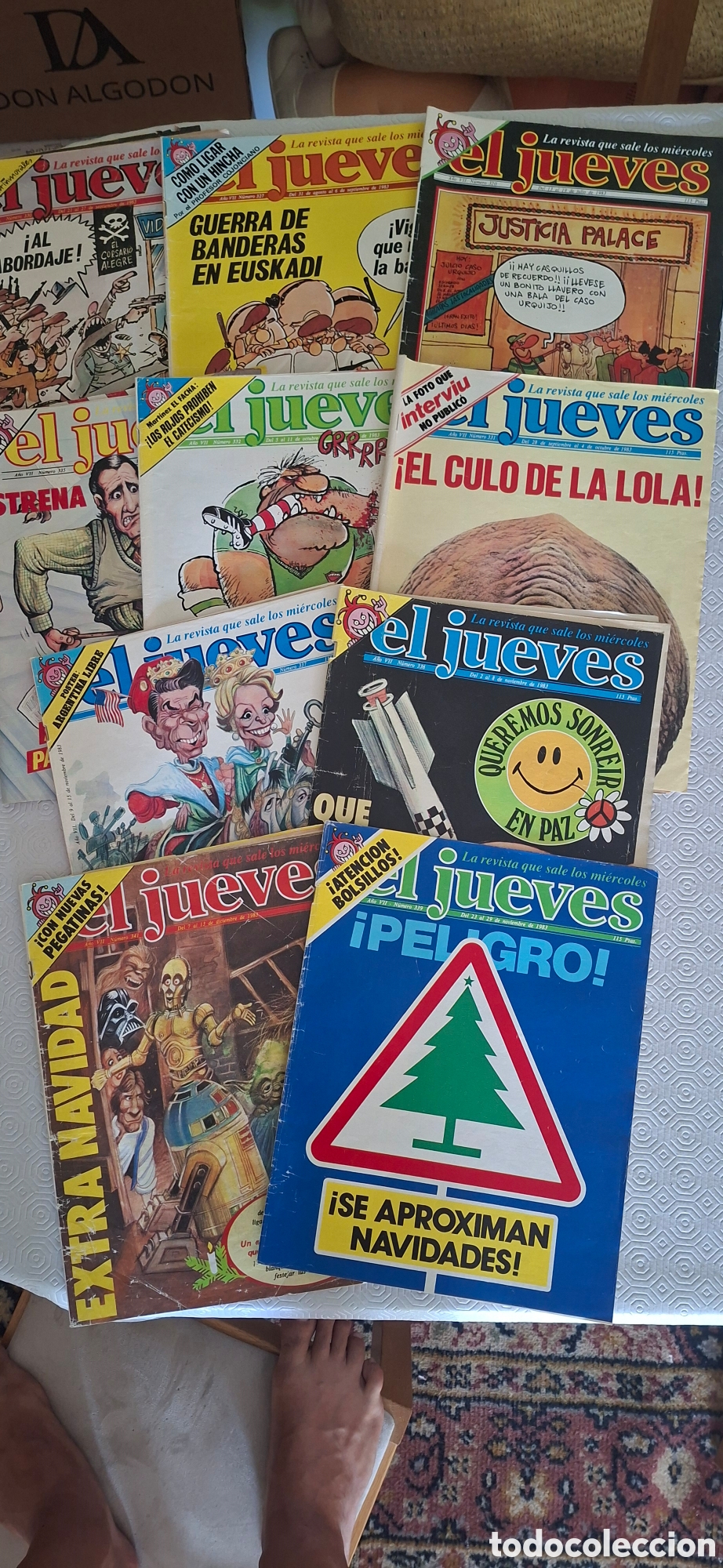 Coleccionismo de revista El Jueves: 10 revistas El Jueves de 1983