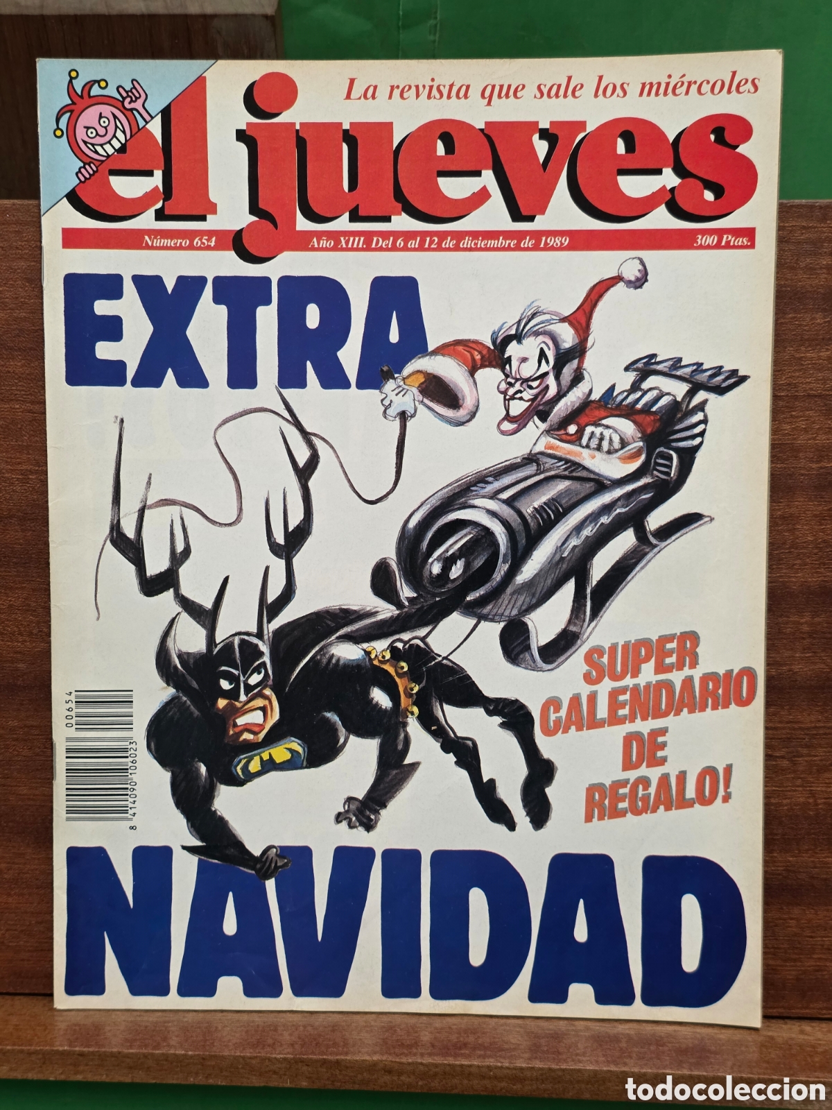 Coleccionismo de revista El Jueves: REVISTA...&rdquo;&rdquo;EL JUEVES, EXTRA NAVIDAD&rdquo;&rdquo;...N&deg;654...DICIEMBRE DE 1989...A&Ntilde;O XIII...