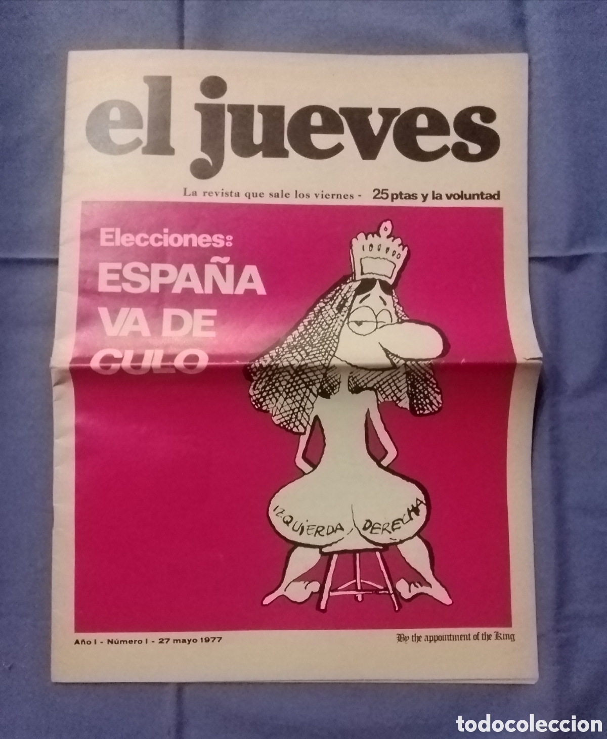 Coleccionismo de revista El Jueves: Revista El jueves n&ordm; 1 - Mayo 1977