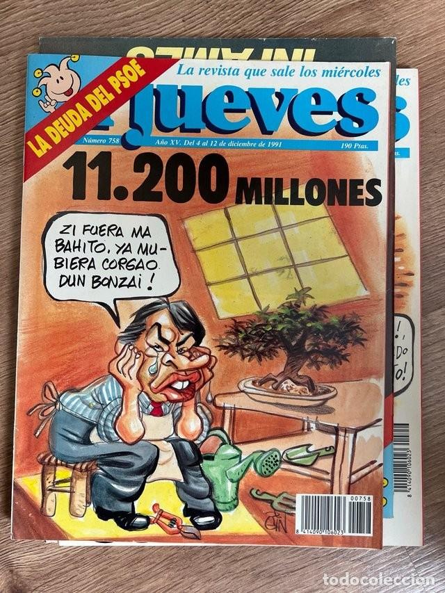 Collezionismo di Rivista El Jueves: El Jueves (1991) - A&ntilde;o 15 - 4 n&uacute;meros