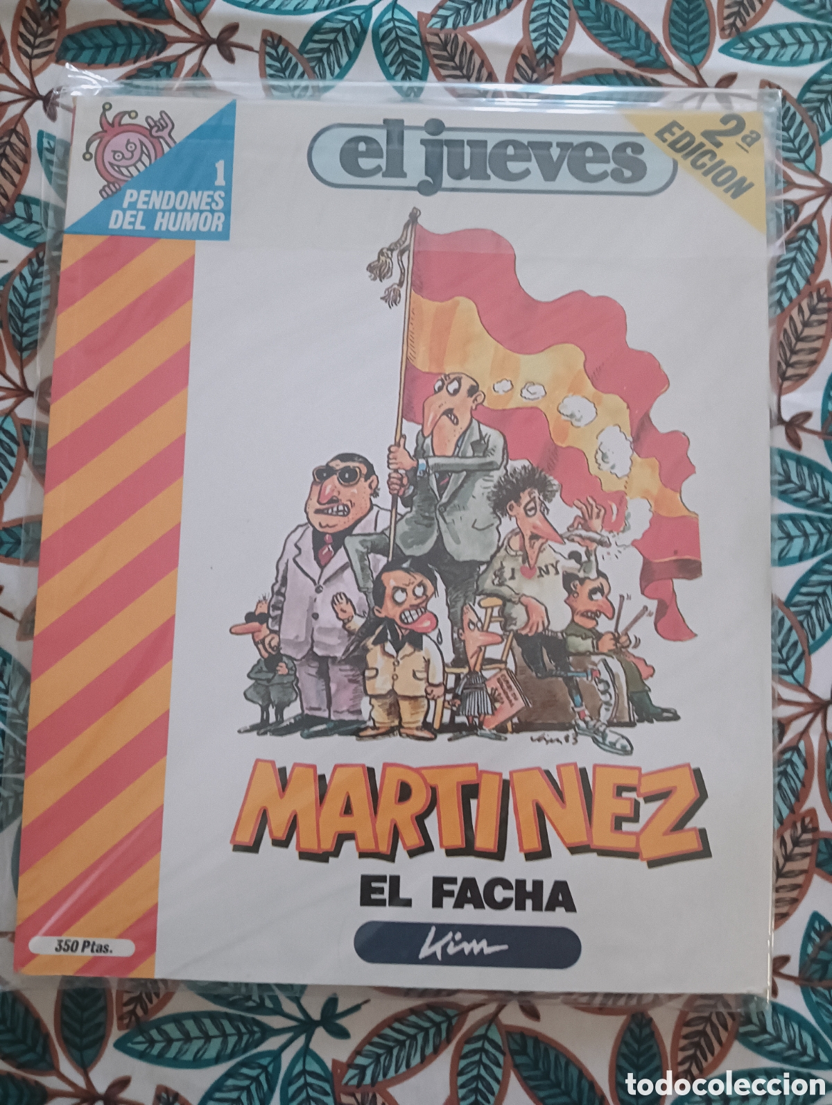 Coleccionismo de revista El Jueves: PENDONES DEL HUMOR- N&Uacute;MERO 1- MARTINEZ EL FACHA