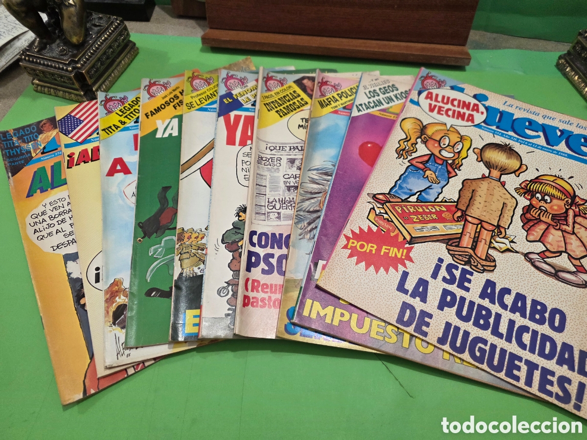 Coleccionismo de revista El Jueves: LOTE N&Uacute;MERO 4...&rdquo;&rdquo;10 REVISTAS EL JUEVES&rdquo;&rdquo;...1988...