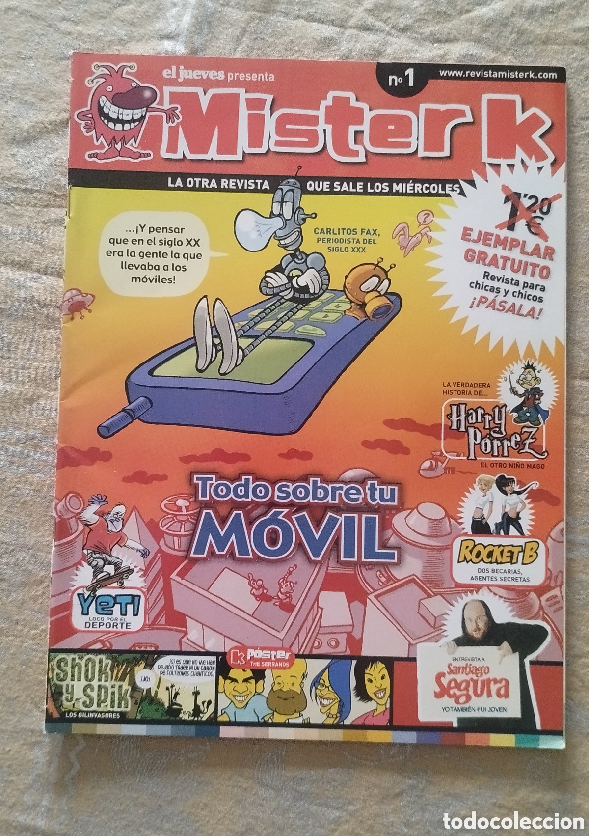 Coleccionismo de revista El Jueves: Revista Mister K n&uacute;mero 1 (el Jueves)