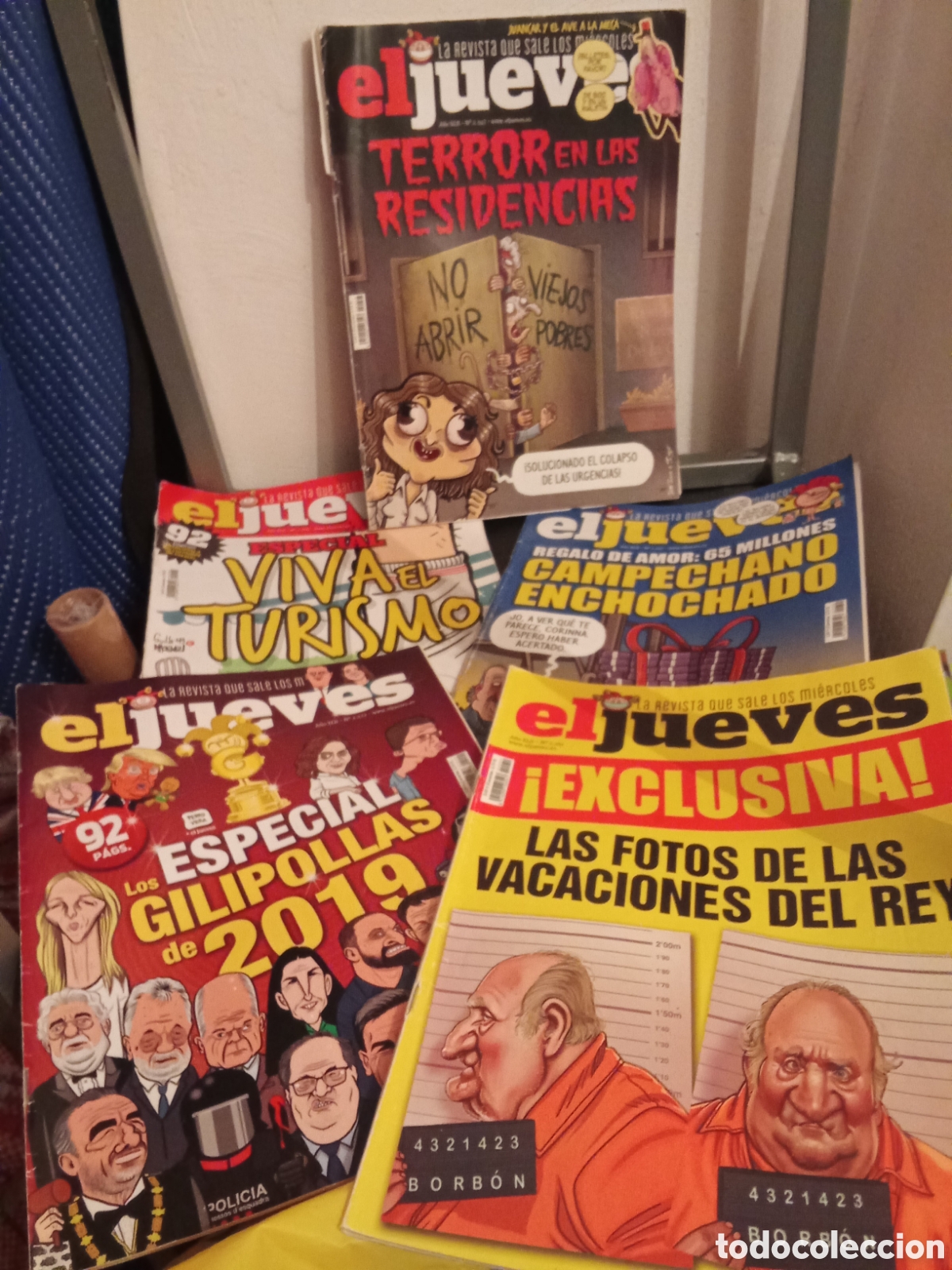 Coleccionismo de revista El Jueves: Lote 5 revistas Jueves 5 unidades