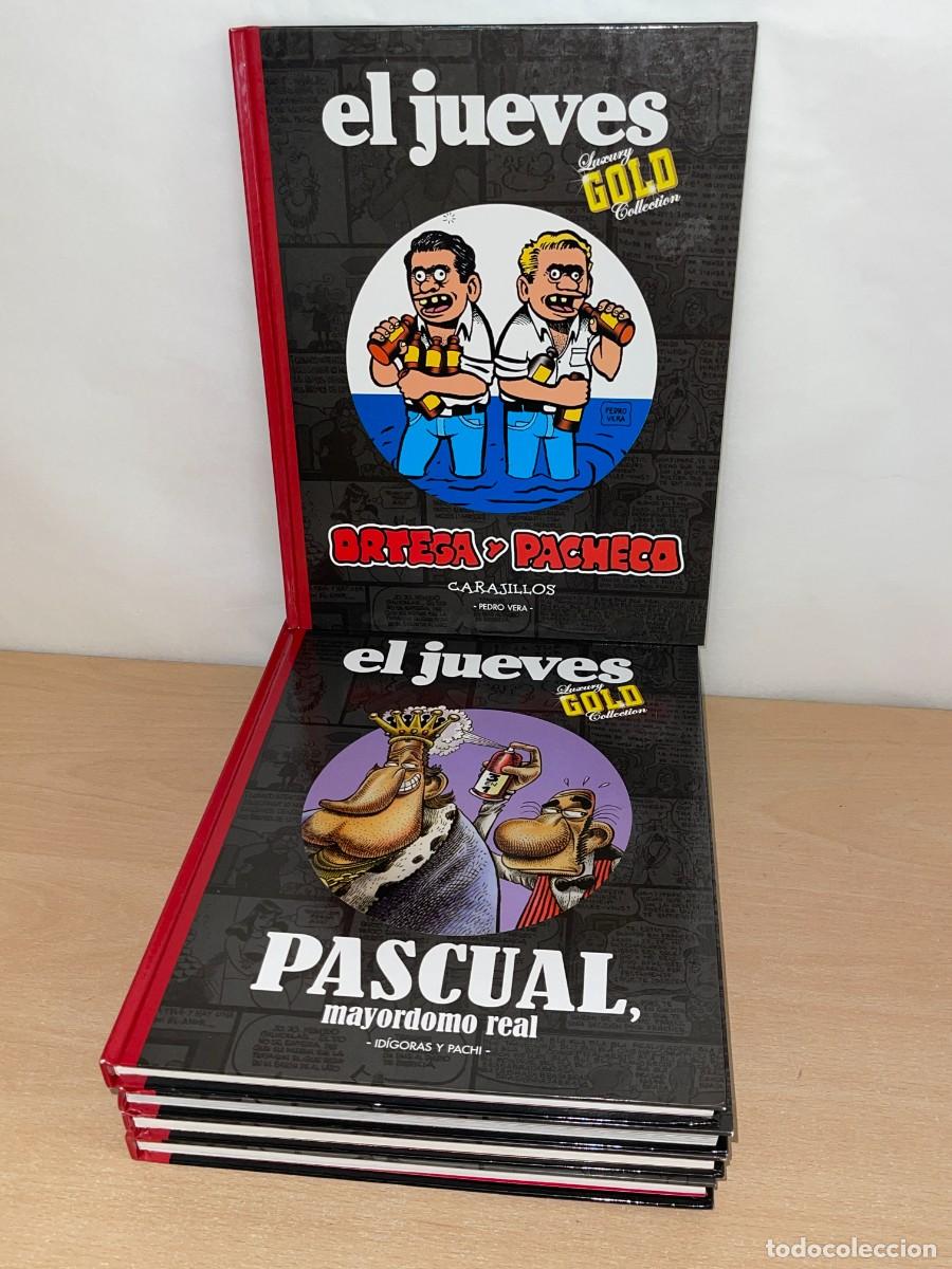Coleccionismo de revista El Jueves: LOTE 5 Tomos EL JUEVES Luxury Gold Collection 2008 RBA Vizcarra Pascual Contactos Grou&ntilde;idos Ortega