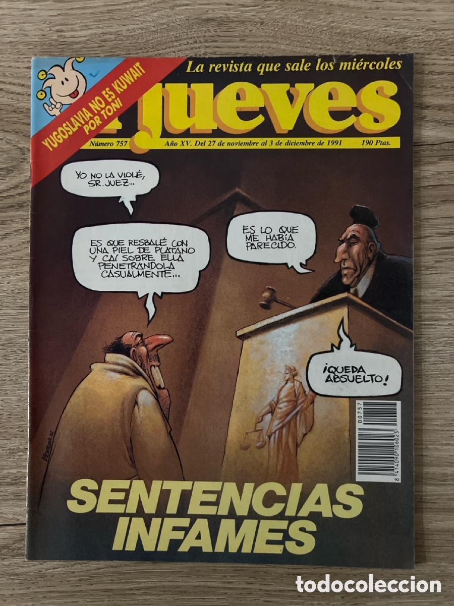 Colecionismo da Revista El Jueves: El Jueves - A&ntilde;o 15 - N&uacute;mero 757