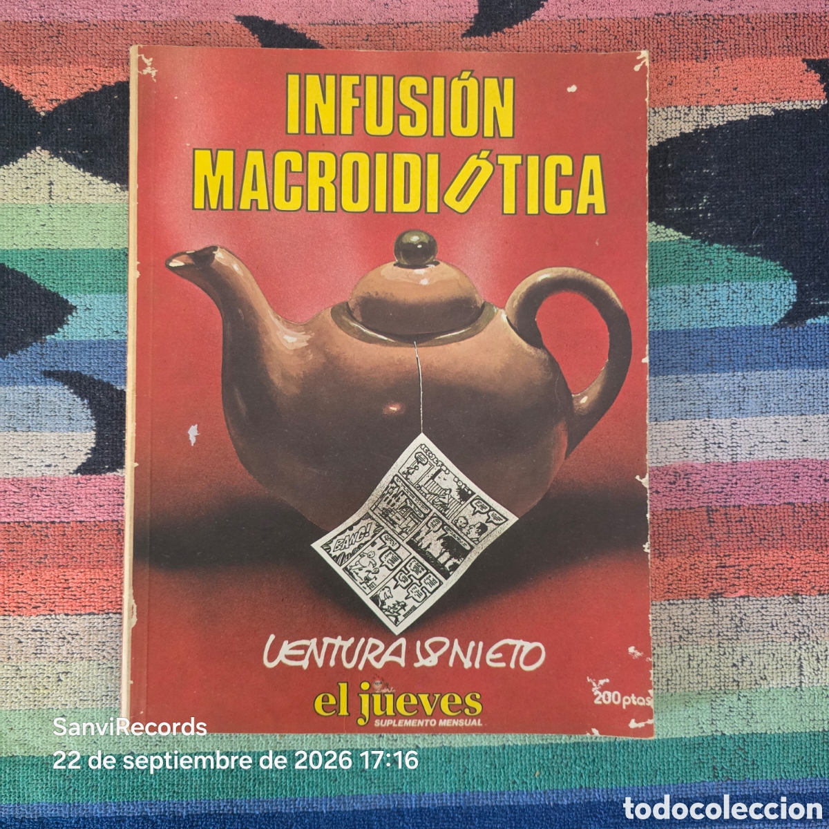 Coleccionismo de revista El Jueves: EL JUEVES, SUPLEMENTO MENSUAL: INFUSI&Oacute;N MACROIDI&Oacute;TICA (VENTURA & NIETO) (ZETA)