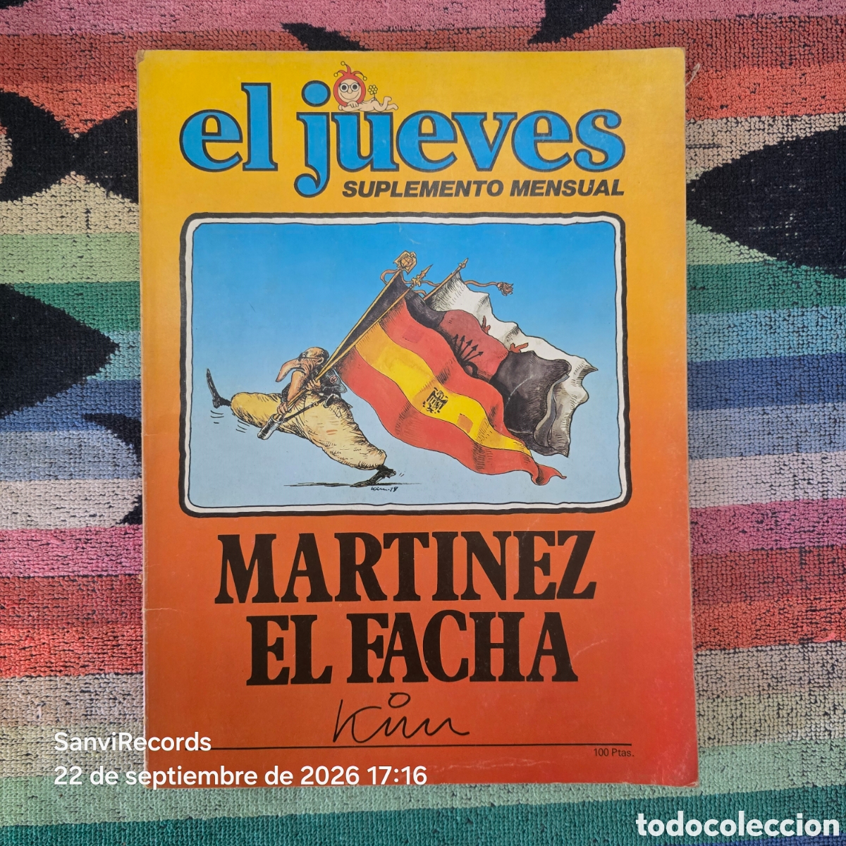 Coleccionismo de revista El Jueves: EL JUEVES, SUPLEMENTO MENSUAL: MART&Iacute;NEZ EL FACHA (KIM) (ZETA)