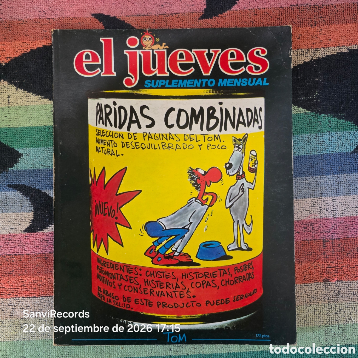 Coleccionismo de revista El Jueves: EL JUEVES, SUPLEMENTO MENSUAL: PARIDAS COMBINADAS (TOM) (ZETA)
