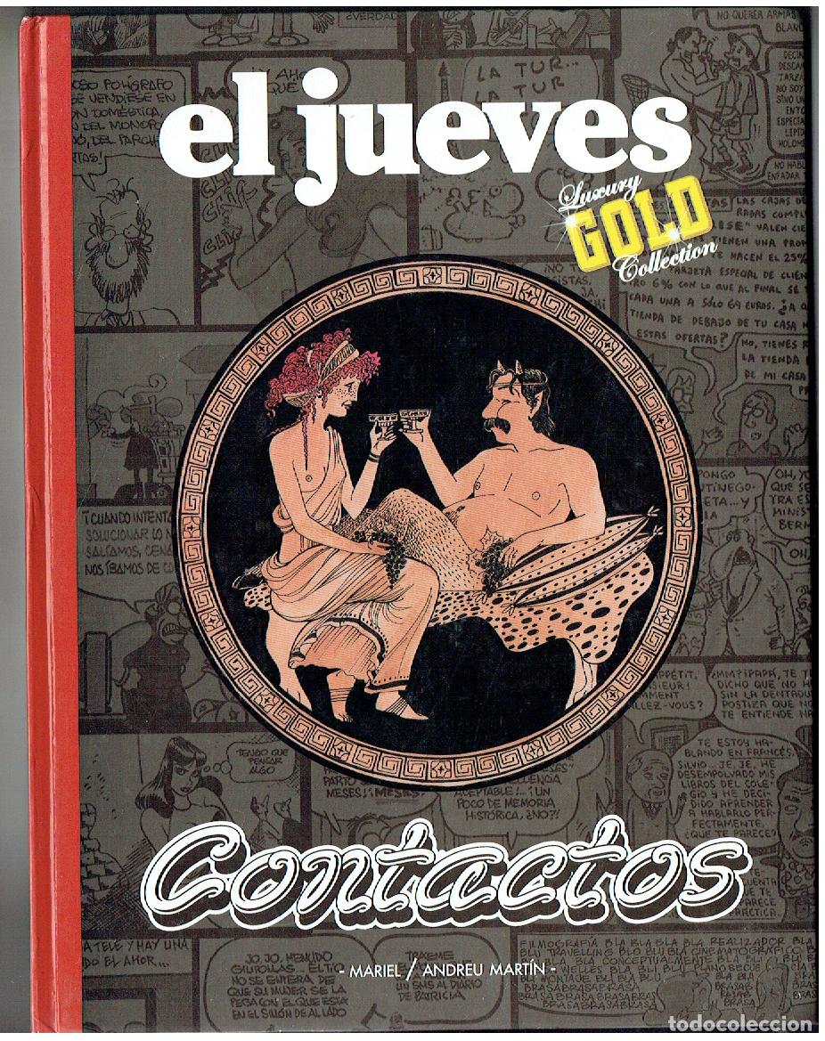 Coleccionismo de revista El Jueves: EL JUEVES. LUXURY GOLD COLLECTION. CONTACTOS. MARIEL / ANDREU MART&Iacute;N. 2008. (ST/PR 00. RUM)