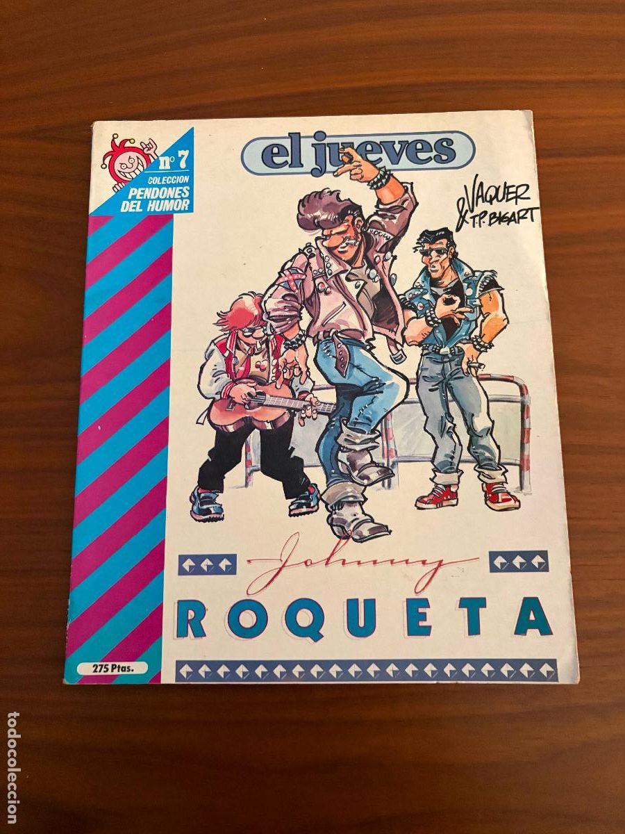 Coleccionismo de revista El Jueves: EL JUEVES COLECCI&Oacute;N PENDONES DEL HUMOR N&ordm; 7 , ROQUETA