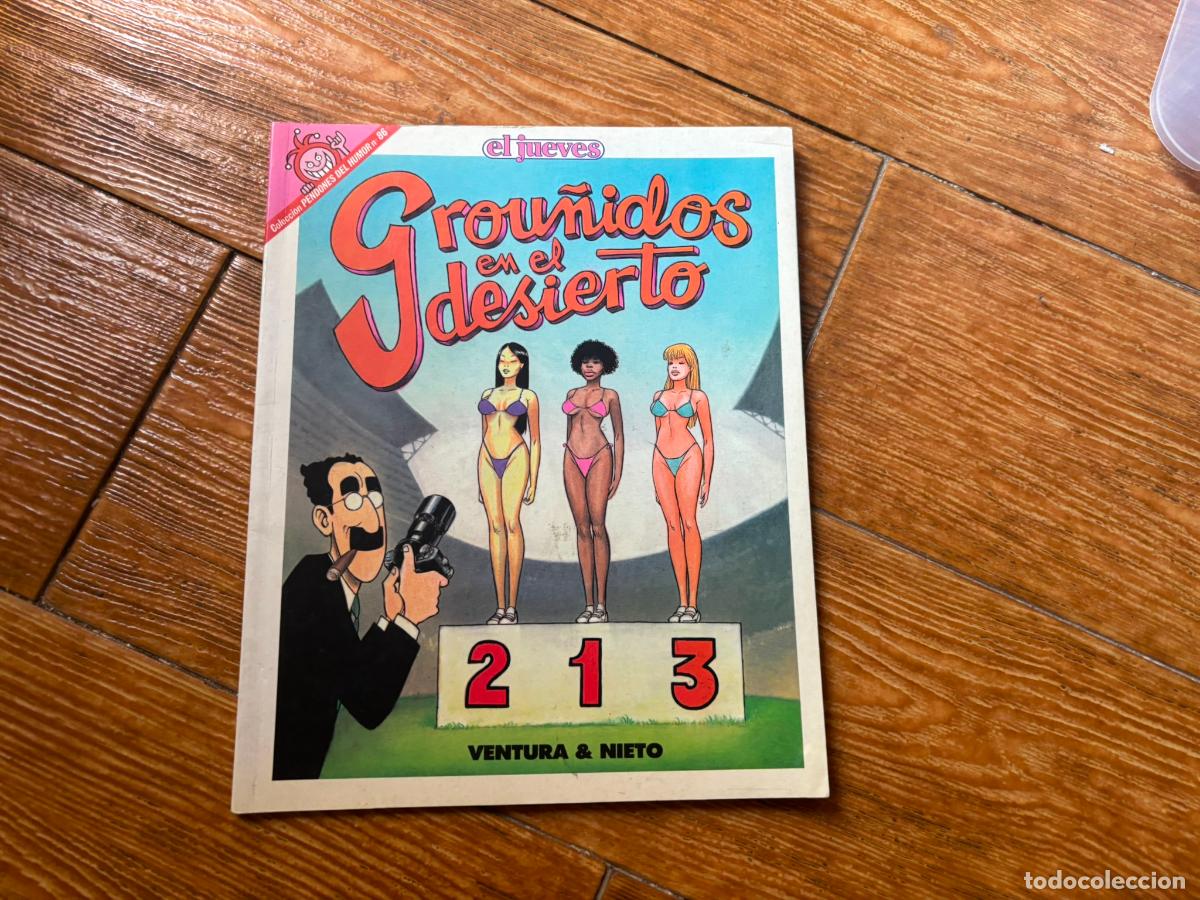 Coleccionismo de revista El Jueves: COLECCION PENDONES DEL HUMOR N&ordm; 86 GROU&Ntilde;IDOS EN EL DESIERTO VENTURA & NIETO