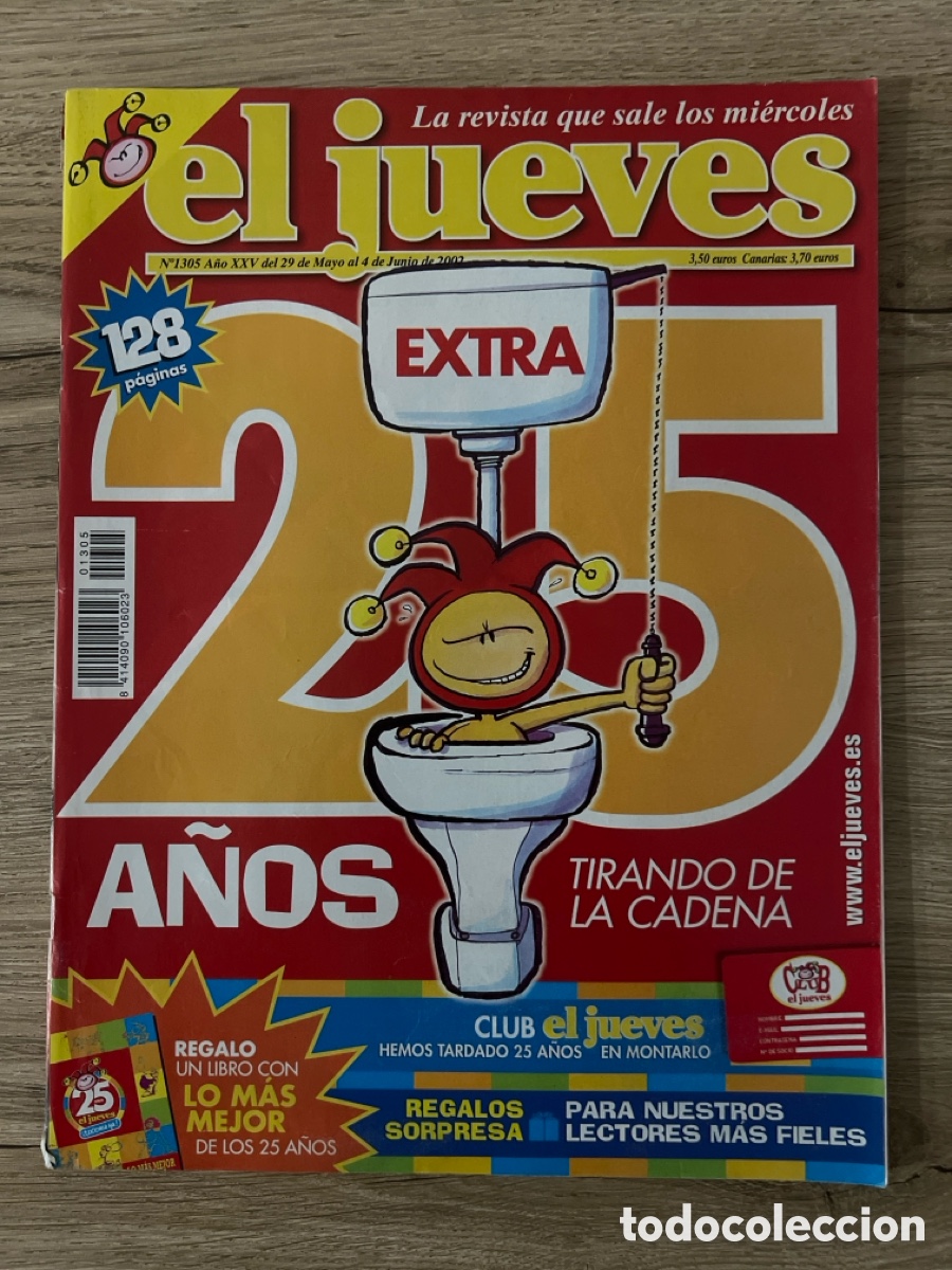 Coleccionismo de revista El Jueves: El Jueves - A&ntilde;o 2002 - N&uacute;mero 1305