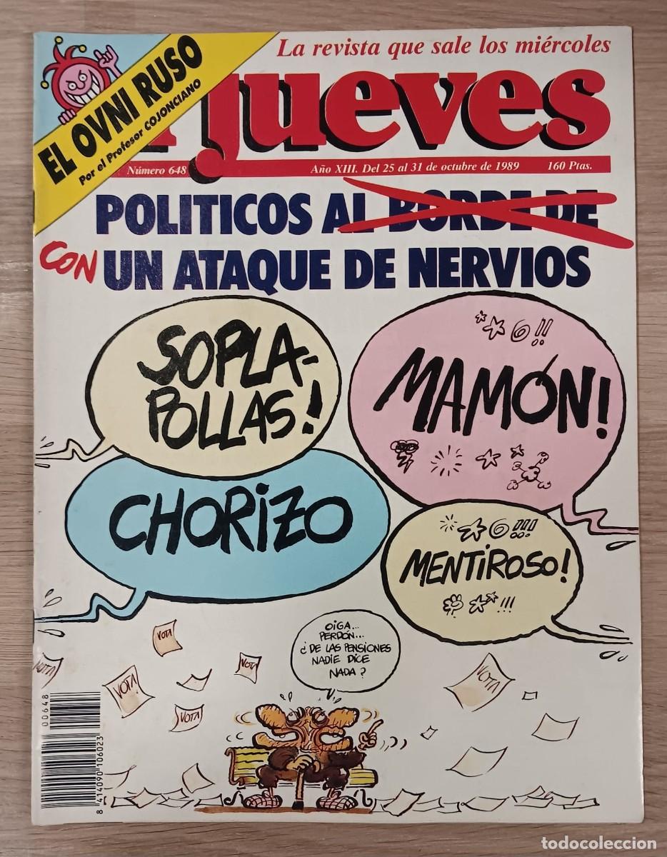 Coleccionismo de revista El Jueves: REVISTA COMIC EL JUEVES NUMERO 648
