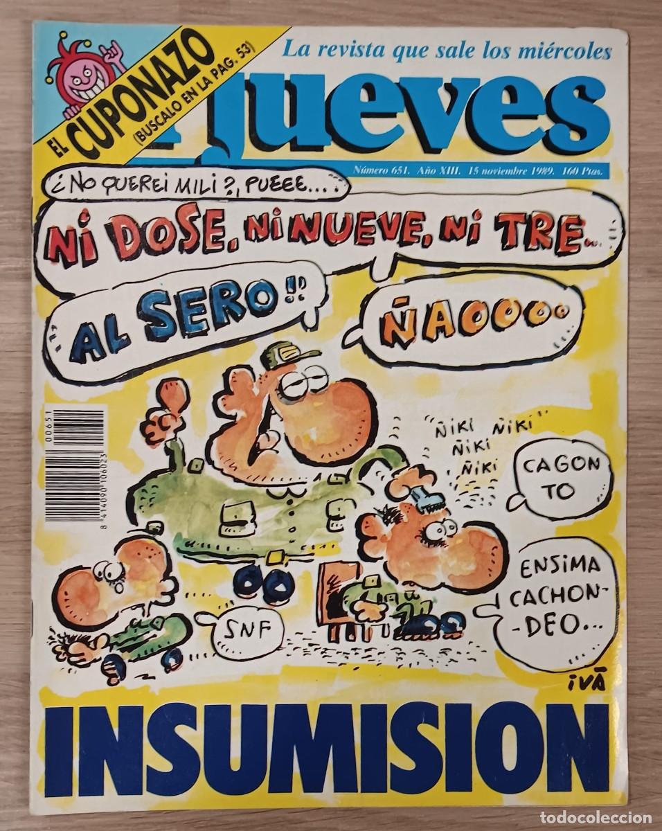 Coleccionismo de revista El Jueves: REVISTA COMIC EL JUEVES NUMERO 651