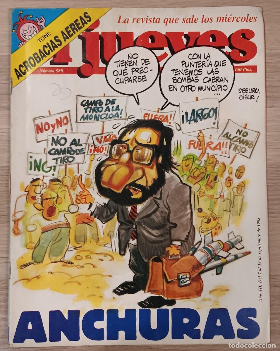 Coleccionismo de revista El Jueves: REVISTA COMIC EL JUEVES NUMERO 589