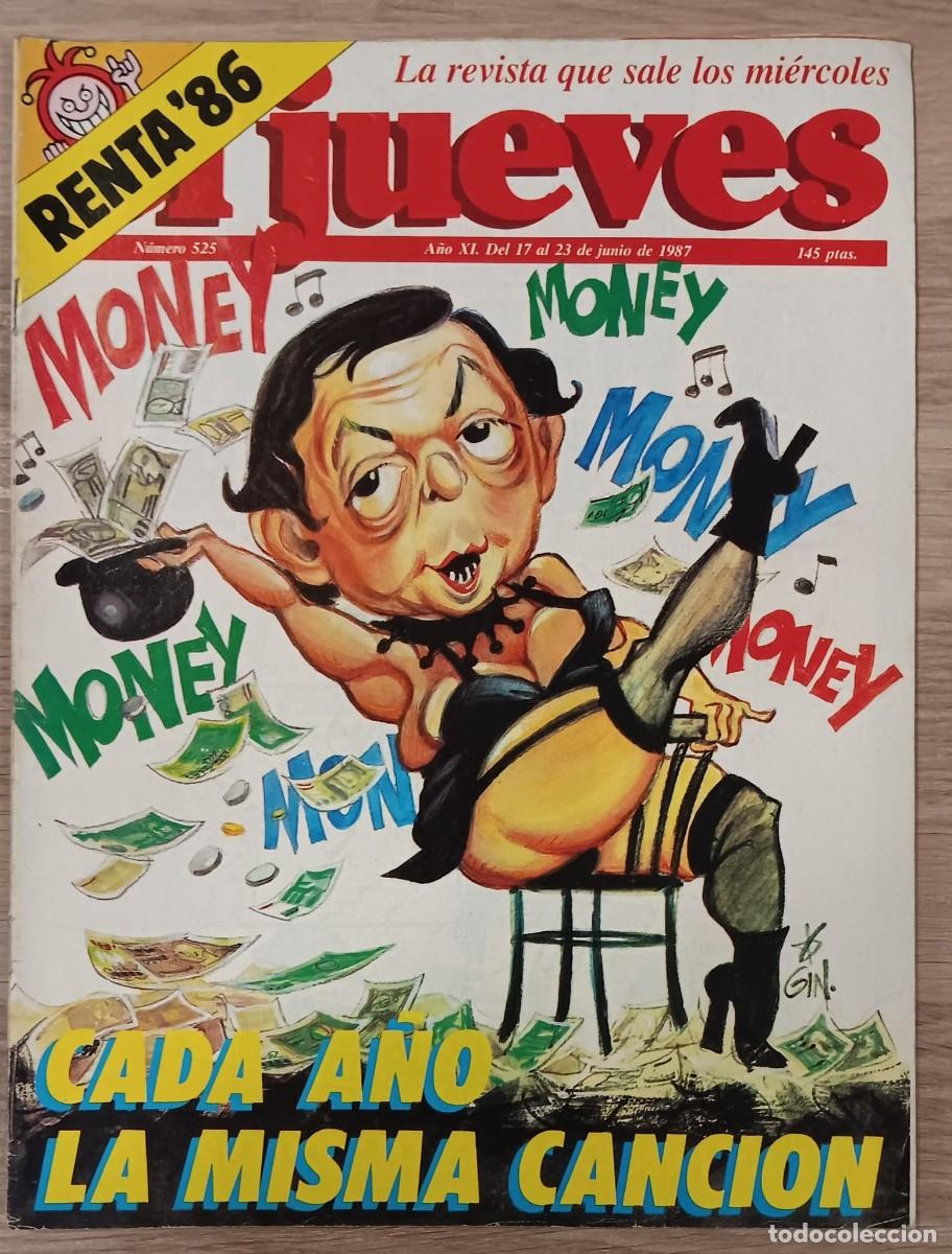 Coleccionismo de revista El Jueves: REVISTA COMIC EL JUEVES NUMERO 525
