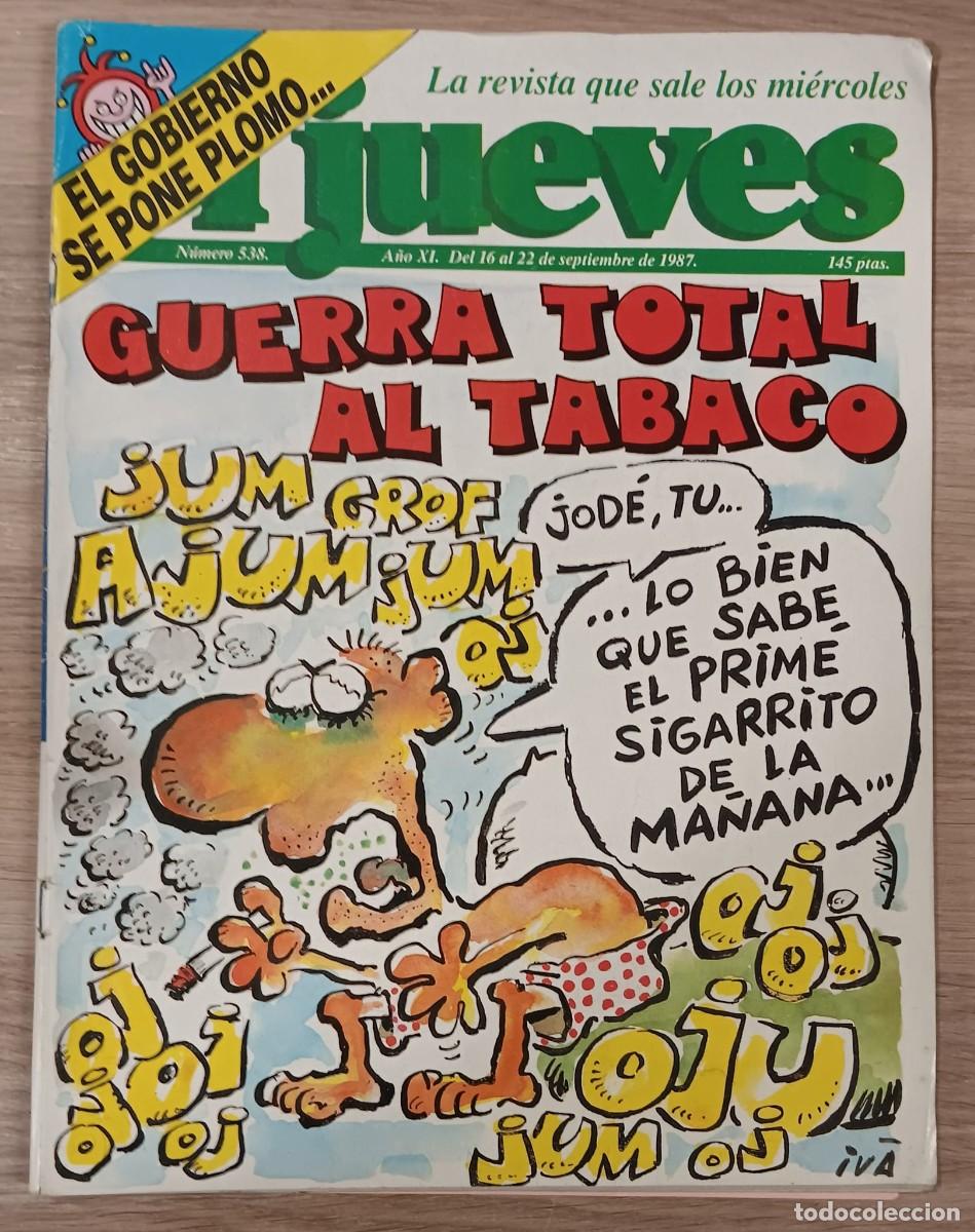 Coleccionismo de revista El Jueves: REVISTA COMIC EL JUEVES NUMERO 538