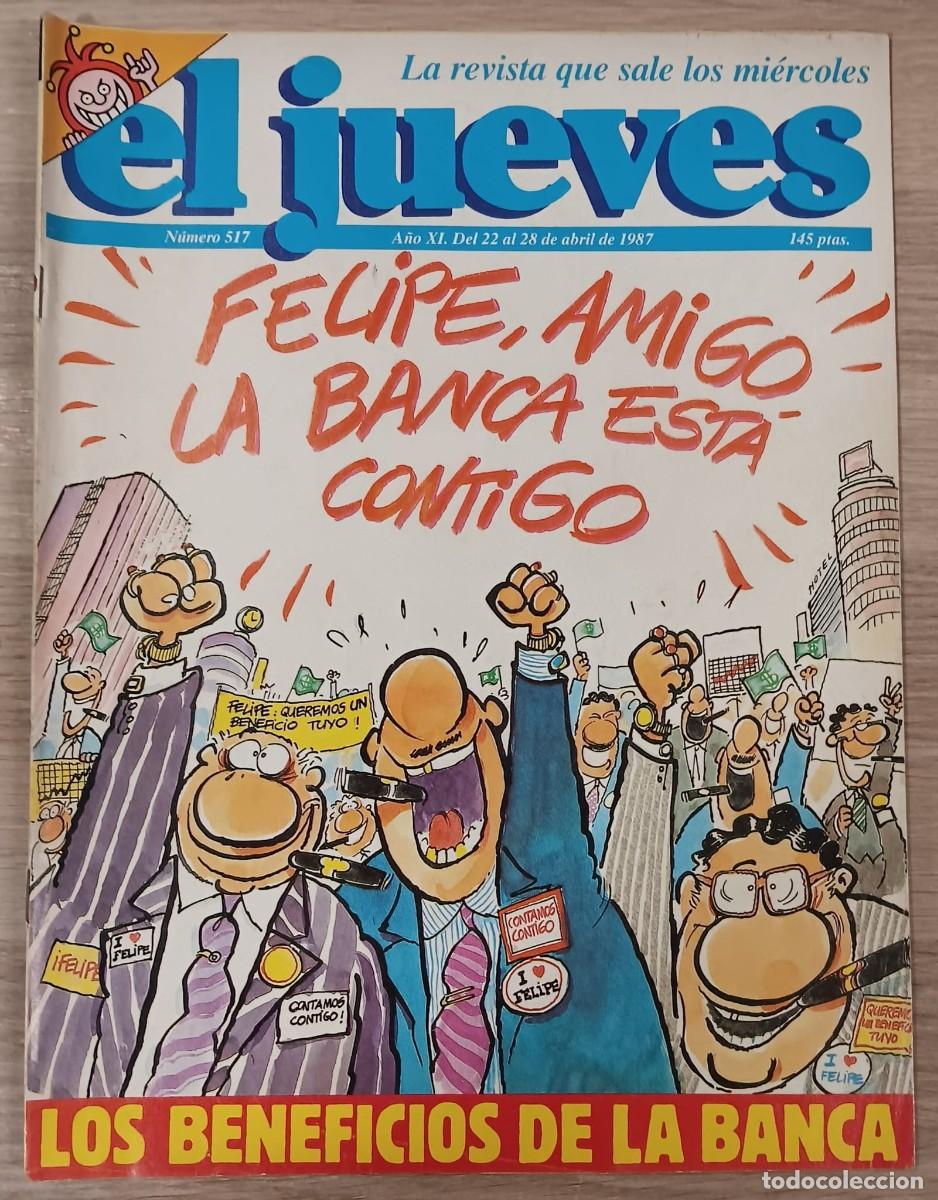 Coleccionismo de revista El Jueves: REVISTA COMIC EL JUEVES NUMERO 517