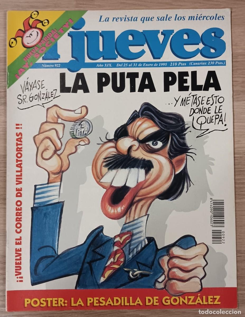 Coleccionismo de revista El Jueves: REVISTA COMIC EL JUEVES NUMERO 922