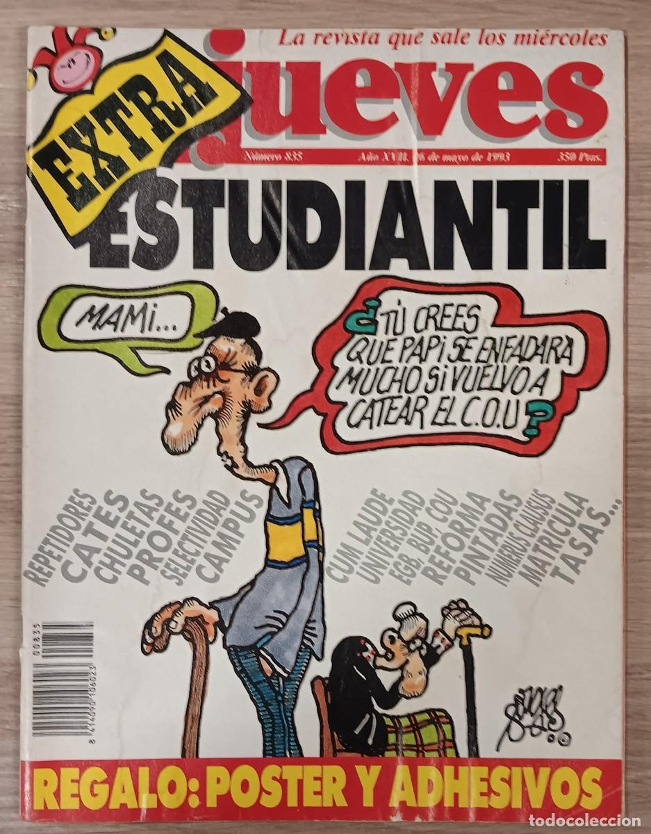 Coleccionismo de revista El Jueves: REVISTA COMIC EL JUEVES NUMERO 835