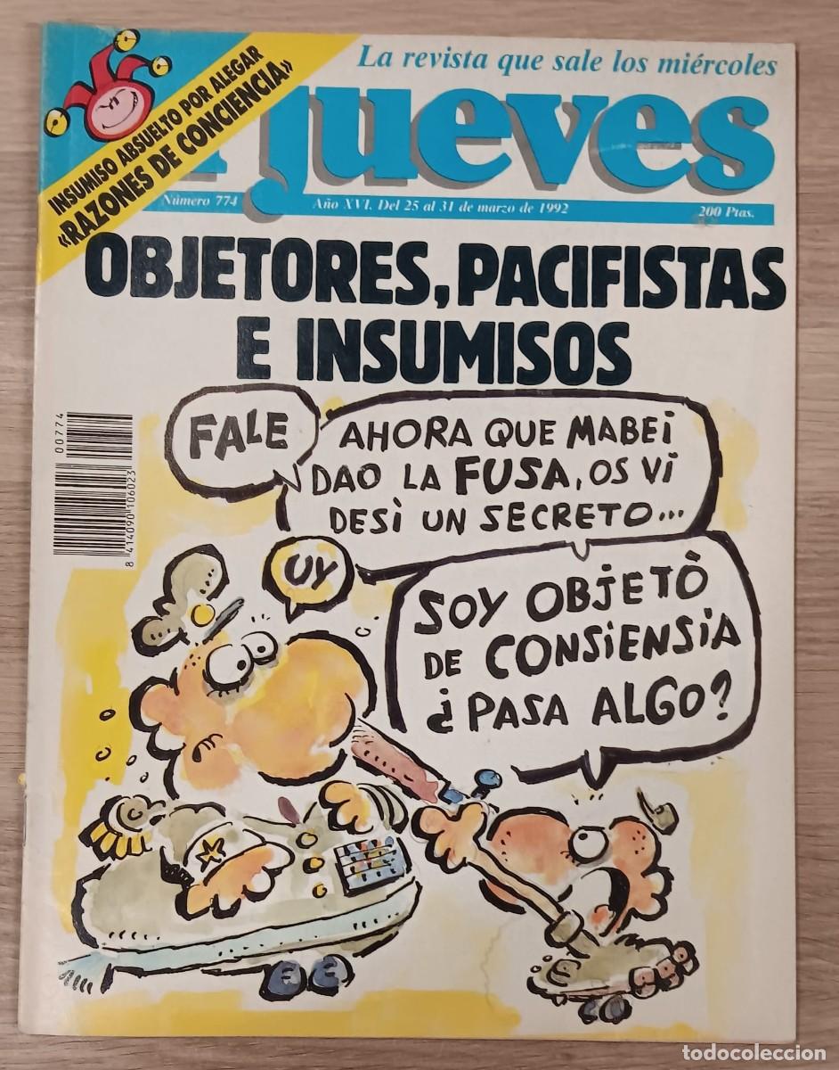 Coleccionismo de revista El Jueves: REVISTA COMIC EL JUEVES NUMERO 774