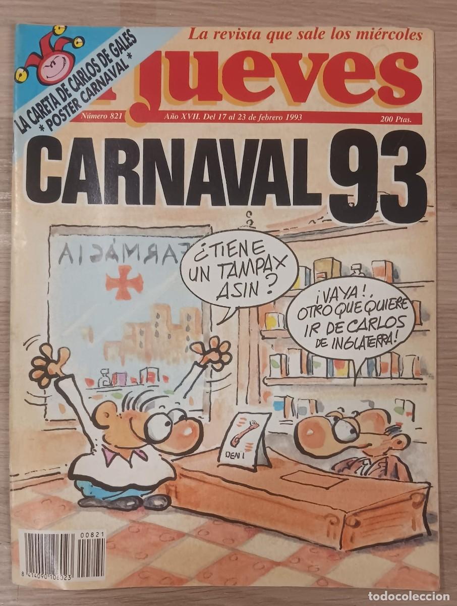 Coleccionismo de revista El Jueves: REVISTA COMIC EL JUEVES NUMERO 821