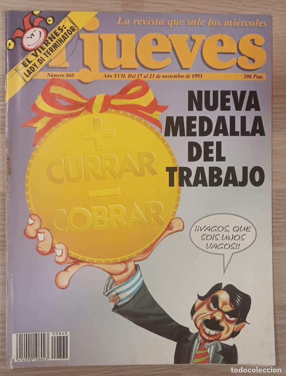 Coleccionismo de revista El Jueves: REVISTA COMIC EL JUEVES NUMERO 860