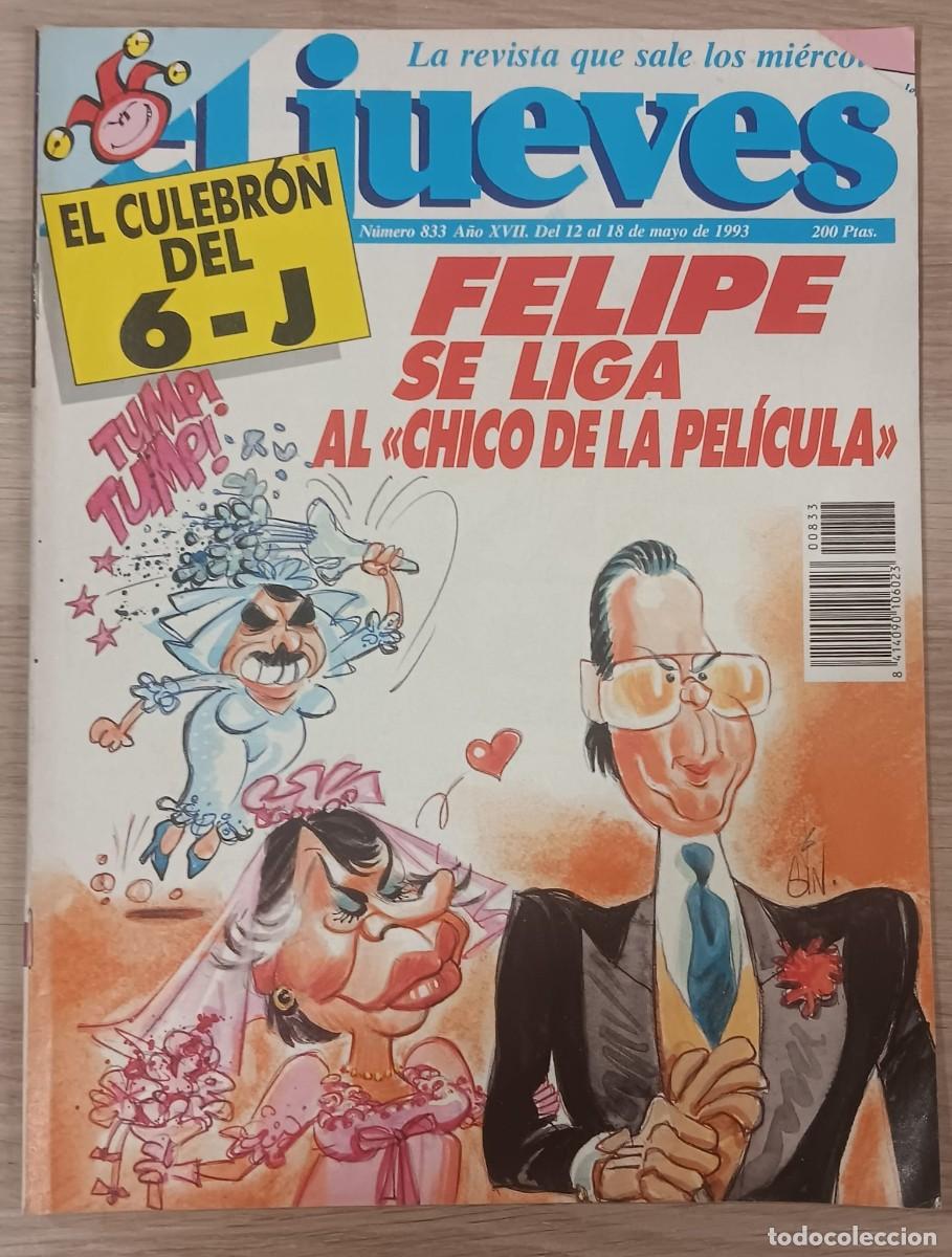 Coleccionismo de revista El Jueves: REVISTA COMIC EL JUEVES NUMERO 833
