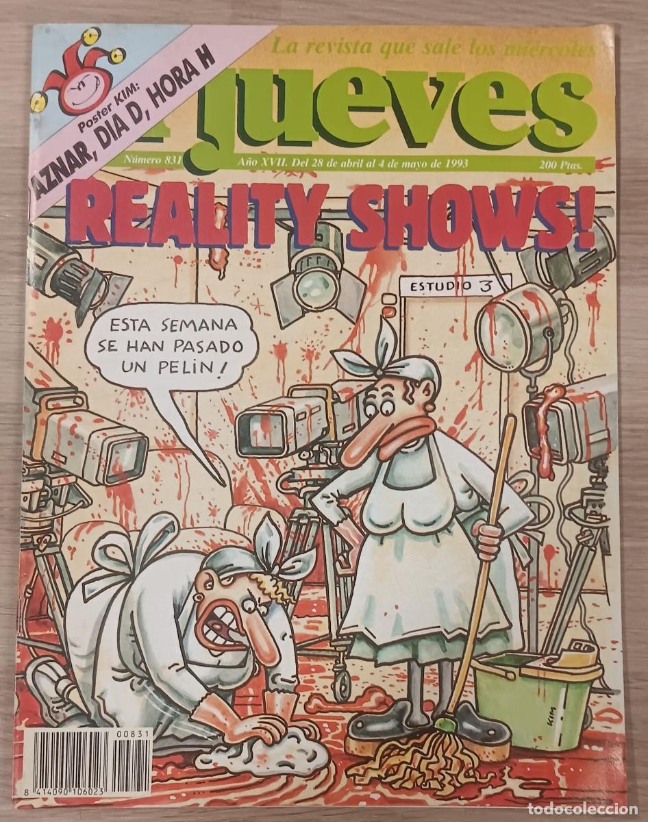Coleccionismo de revista El Jueves: REVISTA COMIC EL JUEVES NUMERO 831