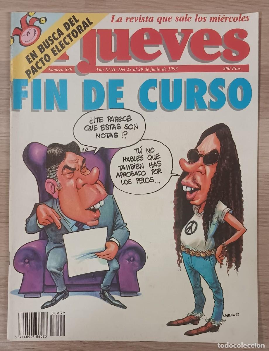 Coleccionismo de revista El Jueves: REVISTA COMIC EL JUEVES NUMERO 839