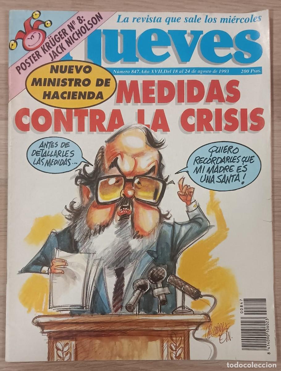 Coleccionismo de revista El Jueves: REVISTA COMIC EL JUEVES NUMERO 847