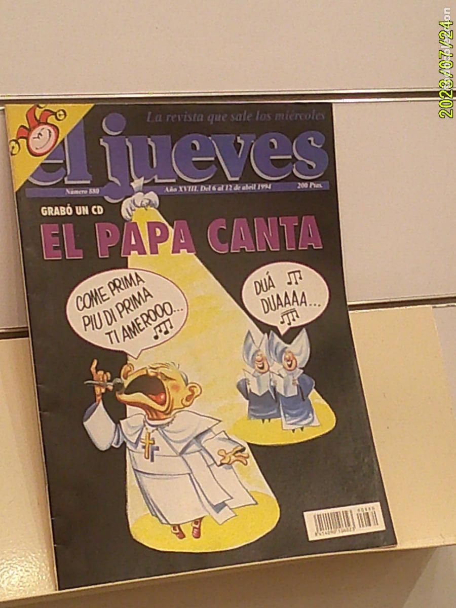 Collectionnisme de Magazine El Jueves: REVISTA EL JUEVES N&ordm; 880 ABRIL 1994