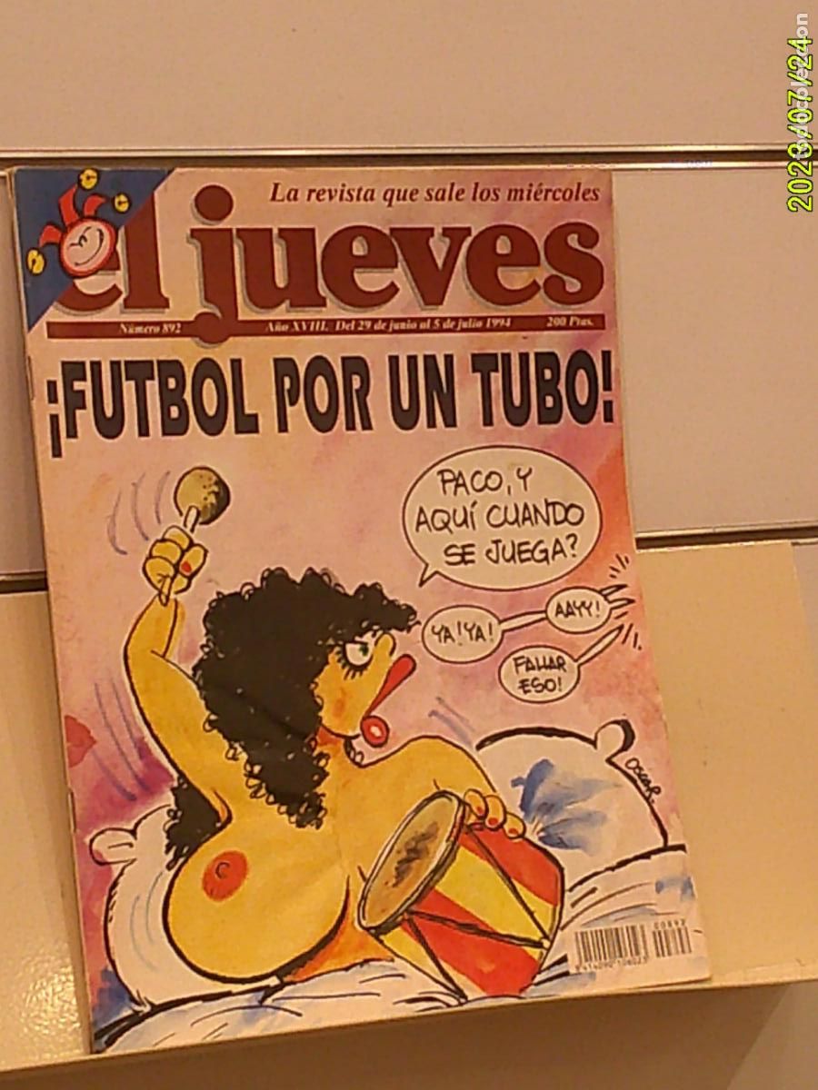 Coleccionismo de revista El Jueves: REVISTA EL JUEVES N&ordm; 892 JUNIO-JULIO 1994 FALTA EL POSTER CENTRAL