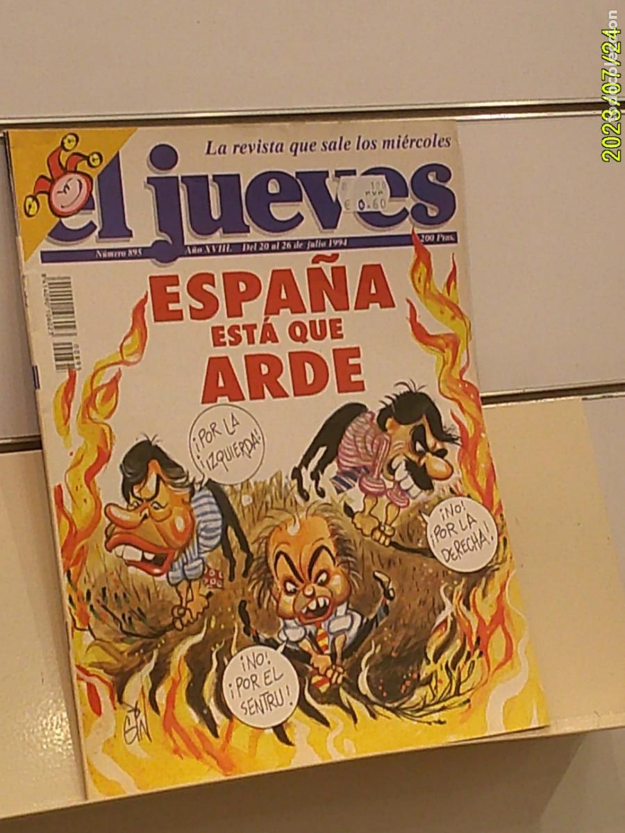 Collectionnisme de Magazine El Jueves: REVISTA EL JUEVES N&ordm; 895 JULIO 1994