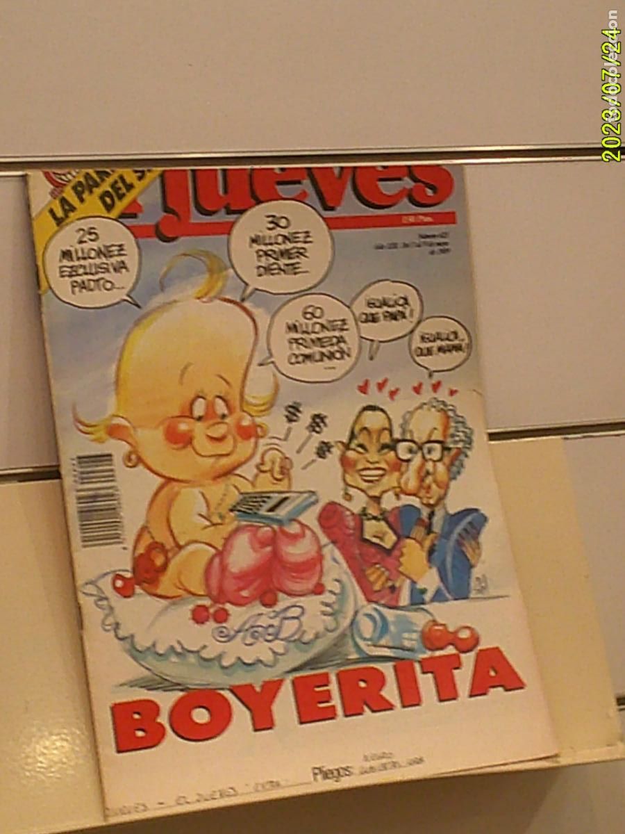 Collectionnisme de Magazine El Jueves: REVISTA EL JUEVES N&ordm; 623 MAYO 1989