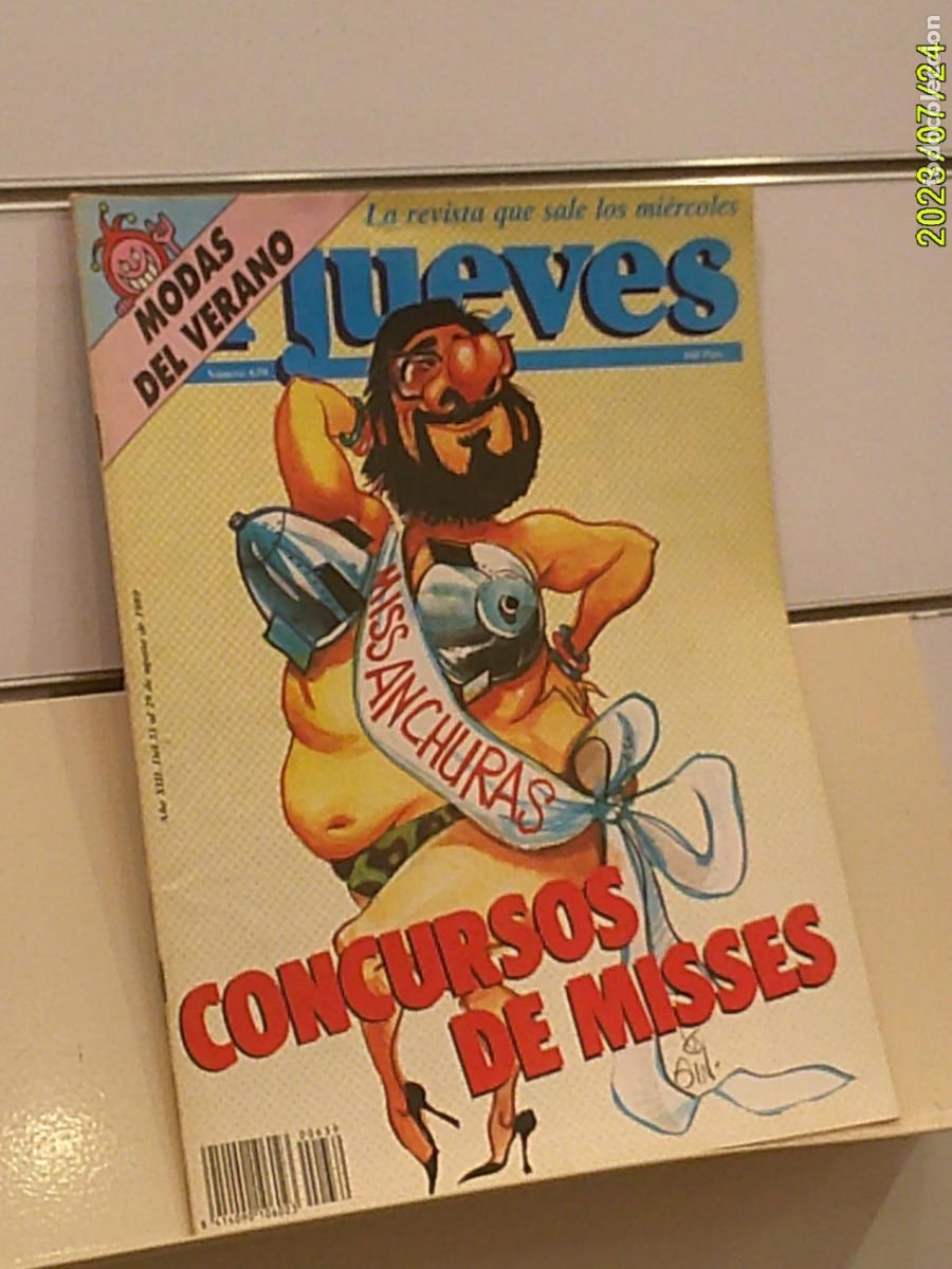 Collectionnisme de Magazine El Jueves: REVISTA EL JUEVES N&ordm; 639 AGOSTO 1989
