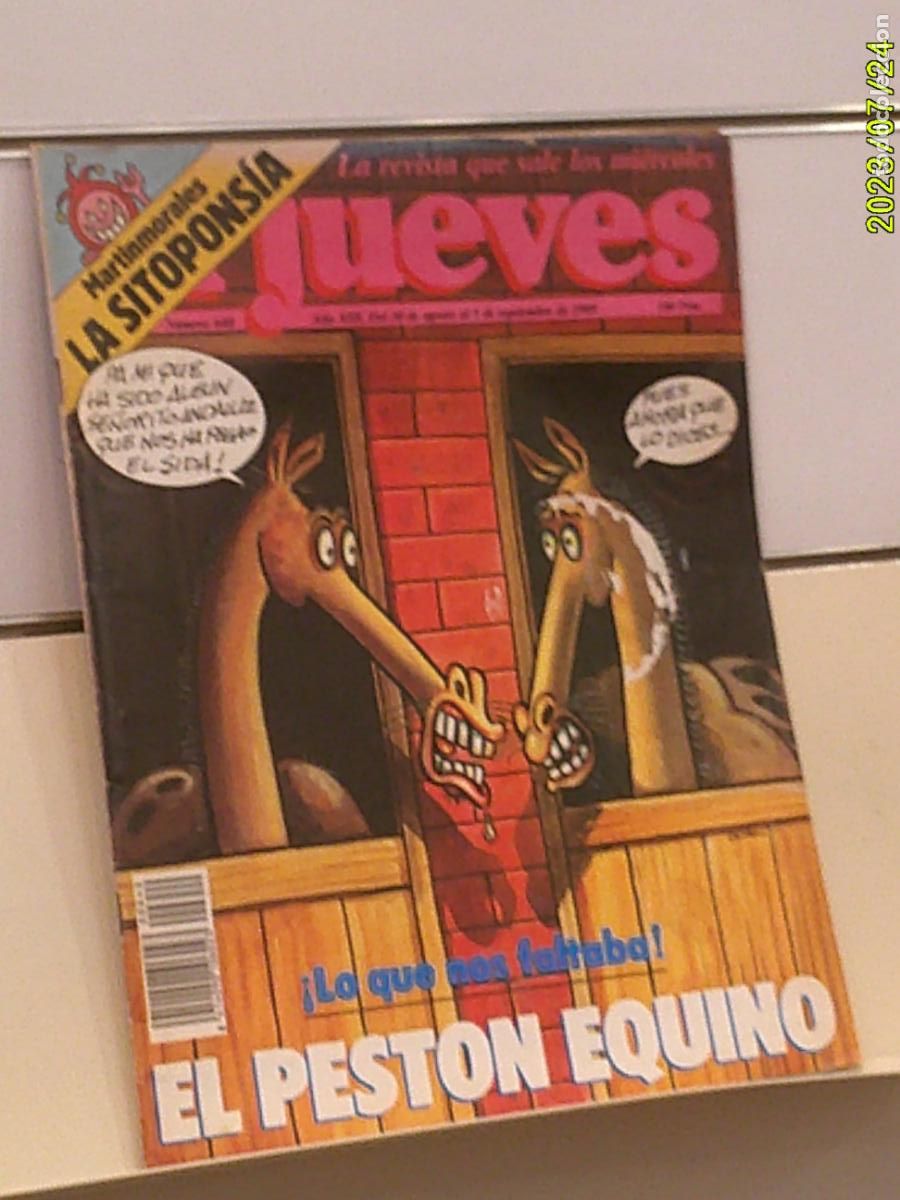 Collectionnisme de Magazine El Jueves: REVISTA EL JUEVES N&ordm; 640 AGOSTO 1989