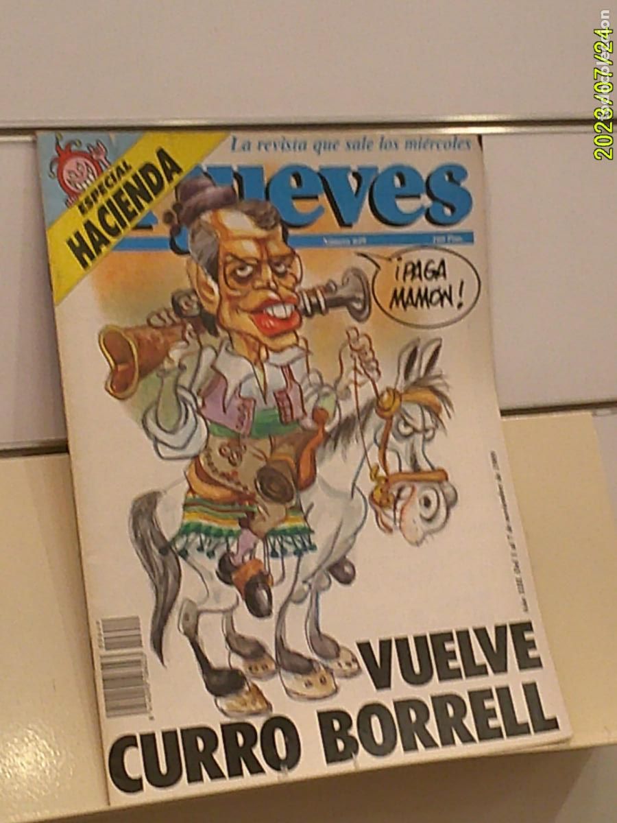 Collectionnisme de Magazine El Jueves: REVISTA EL JUEVES N&ordm; 649 NOVIEMBRE 1989