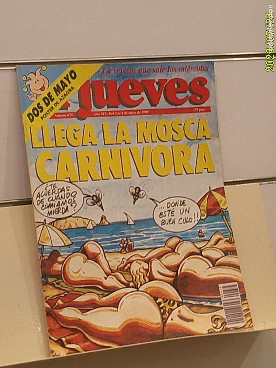 Coleccionismo de revista El Jueves: REVISTA EL JUEVES N&ordm; 675 MAYO 1990 NO LLEVA EL POSTER