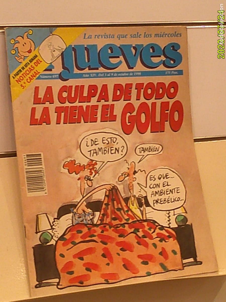 Collectionnisme de Magazine El Jueves: REVISTA EL JUEVES N&ordm; 697 OCTUBRE 1990