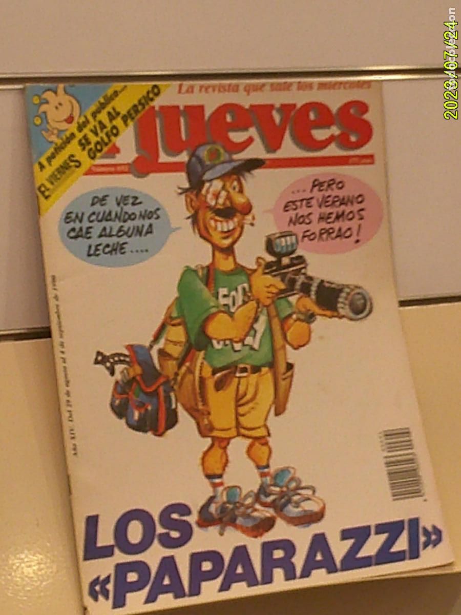 Collectionnisme de Magazine El Jueves: REVISTA EL JUEVES N&ordm; 692 AGOSTO-SEPTIEMBRE 1990 FALTA EL POSTER CENTRAL