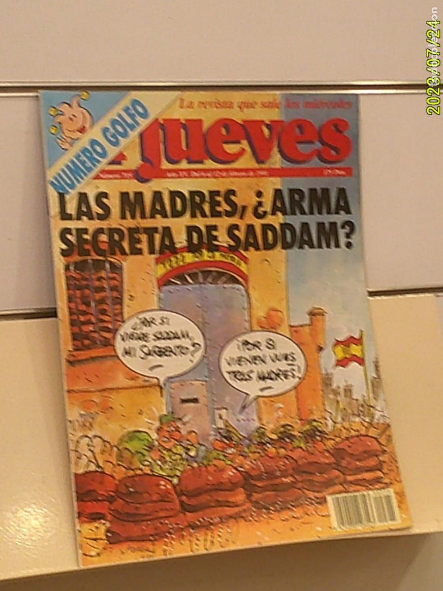 Collectionnisme de Magazine El Jueves: REVISTA EL JUEVES N&ordm; 715 FEBRERO 1991 FALTA EL POSTER CENTRAL