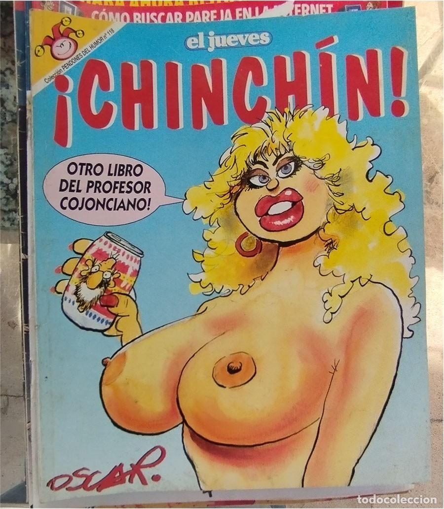Coleccionismo de revista El Jueves: CHINCHIN PROFESOR COJONCIANO EL JUEVES PENDONES HUMOR 118