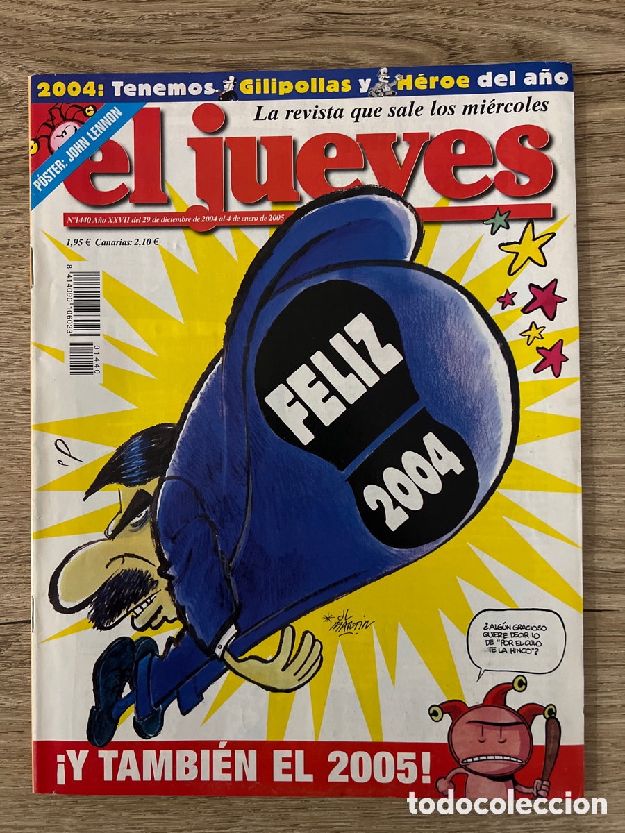 Coleccionismo de revista El Jueves: El Jueves - A&ntilde;o 2004 - N&uacute;mero 1440